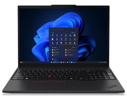 Lenovo ThinkPad T16 Gen 4 (Intel) Copilot+ PC Intel Core Ultra 7 258V Laptop 40,6 cm (16") WUXGA 32 GB LPDDR5x-SDRAM 1 TB SSD Wi-Fi 7 (802.11be) Windows 11 Pro Engels Zwart
