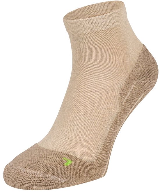Boru - Walking Experience XP - Quarter Wandelsokken - Bamboe - Anti-blaar - Unisex - 43-45 - Beige - 2343