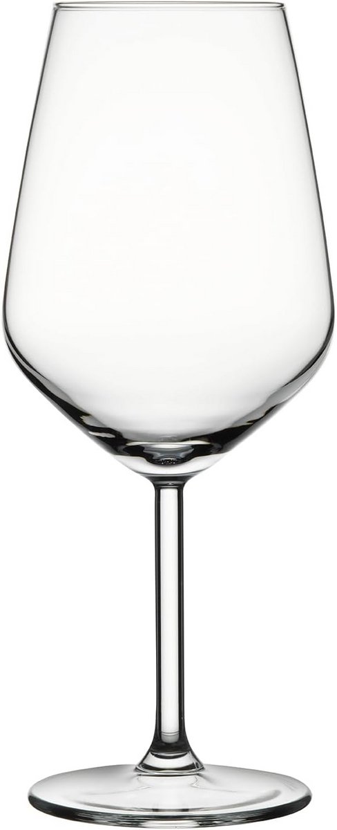 Set van 6 Rode Wijnglazen 49cl - Elegante,hoekige Kelken voor Wijn