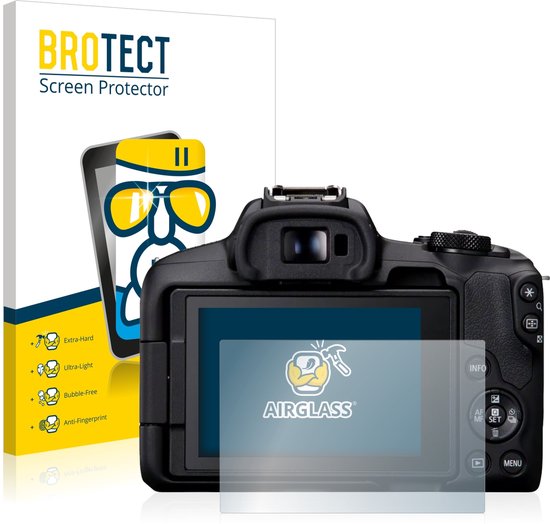 BROTECT - Protecteur d'écran pour Canon EOS R50 - Film de protection Verre de protection transparent