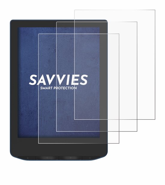 Savvies - Screenprotector voor PocketBook Verse Pro Color - Folie Beschermfolie transparant (6 Stuks) van Savvies — afbeelding 5