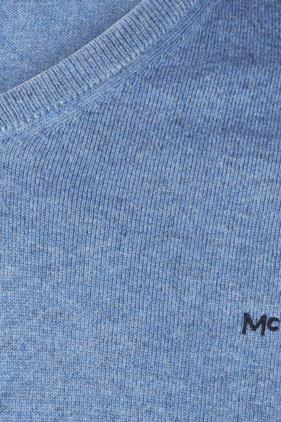 McGregor Trui Merinowol V-Hals Vintage Blauw - Maat M - Heren - Pullovers