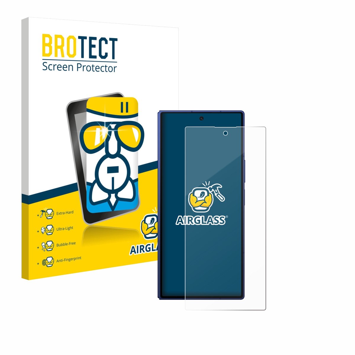 Screenprotector voor Samsung Galaxy Z Fold 7 Beschermglas transparant