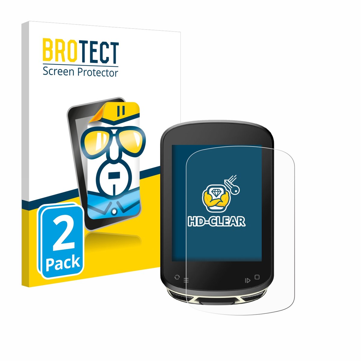BROTECT - Screenprotector voor Magene C506 SE - Folie Beschermfolie transparant 2 Stuks