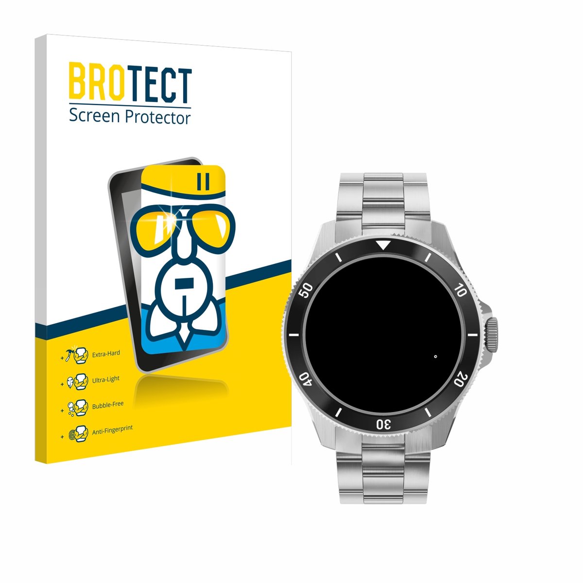 Screenprotector voor Withings ScanWatch Nova (42 mm) Beschermglas transparant