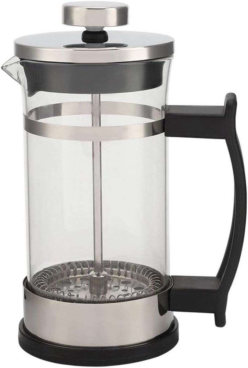 Koffiezetapparaat RVS Glas French Press voor Koffie en Thee
