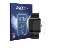 Savvies - Screenprotector voor Fitpolo ID205L / H205L 1.3" - Folie Beschermfolie transparant 18 Stuks