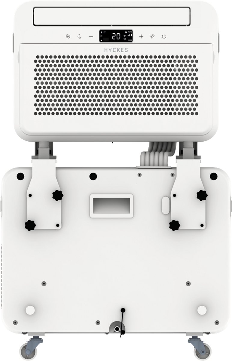 Ombouwset voor HyBreeze Air Airco — Thuisgebruik Kit met Wielen & Afvoerslang (zonder unit) thumbnail 2