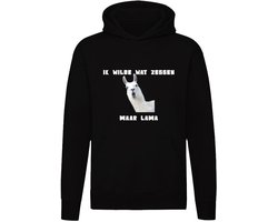 Grappig Lama Hoodie - Dieren Humor Hoodie - Funny Woordgrap Alpaca/Lama Trui - Unisex