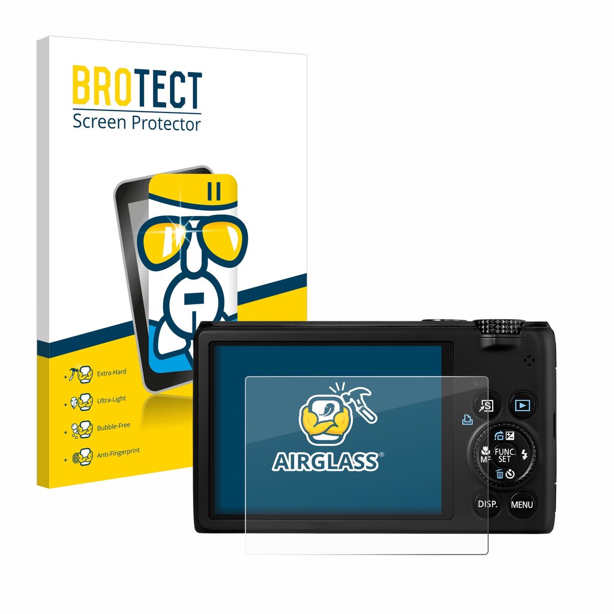 Screenprotector voor Canon PowerShot S95 Beschermglas transparant