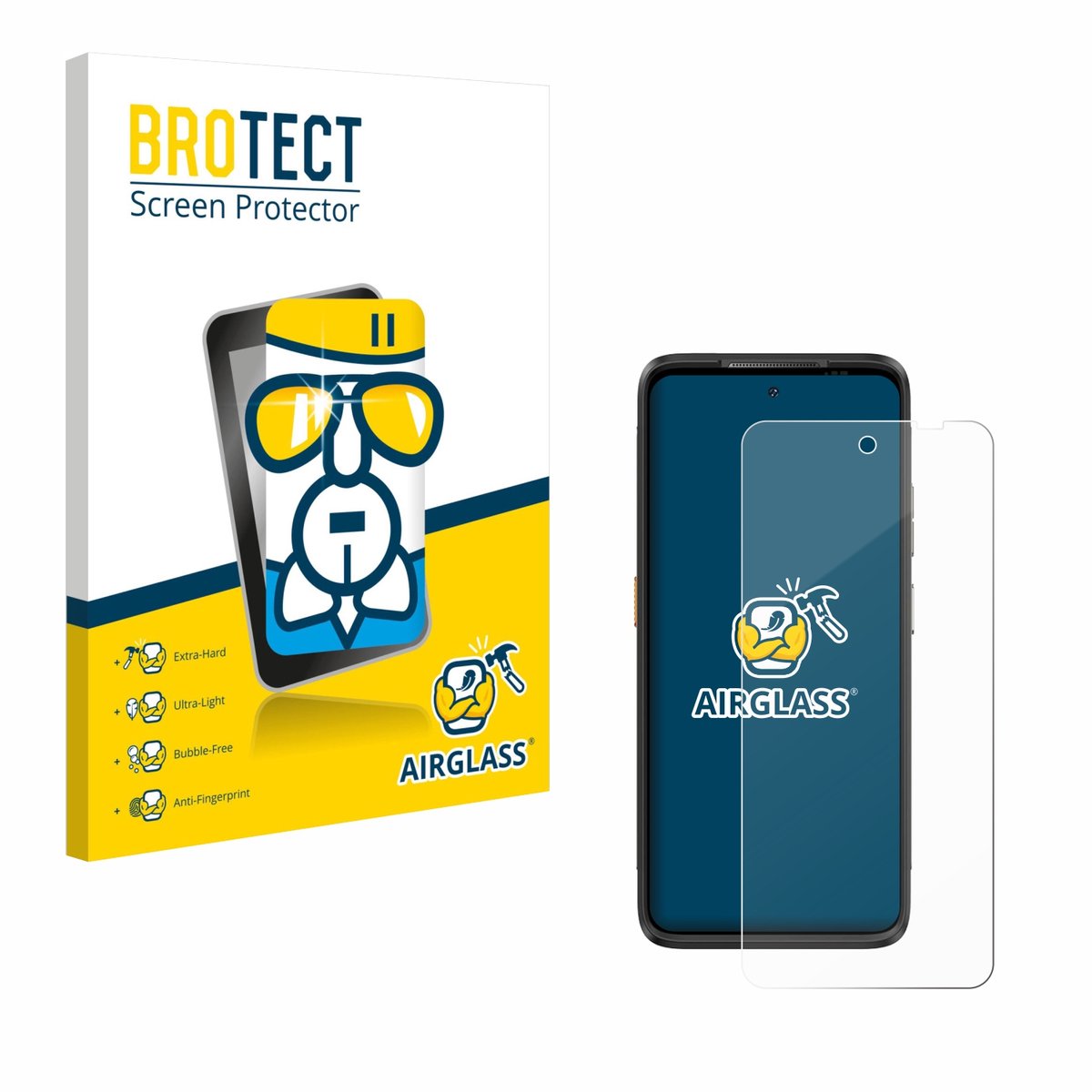 Screenprotector voor Ulefone Armor 23 Ultra Beschermglas transparant