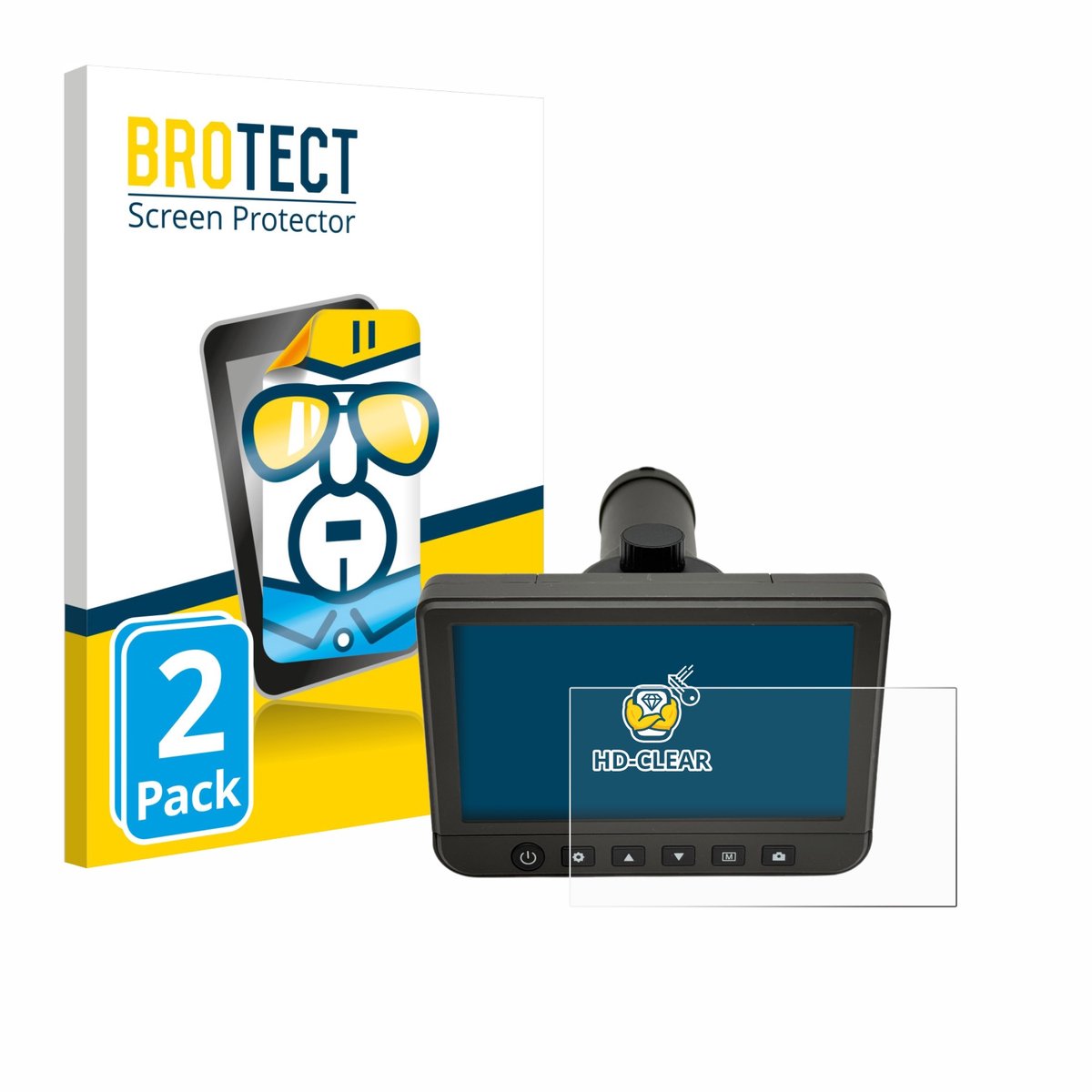 BROTECT - Screenprotector voor dnt DigiTele PRO - Folie Beschermfolie transparant 2 Stuks