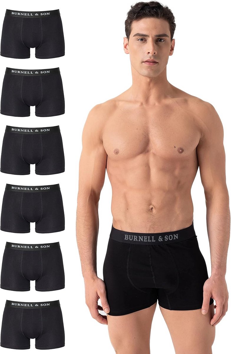 Heren Boxershorts Katoen 6 Stuks Ademend en Comfortabel