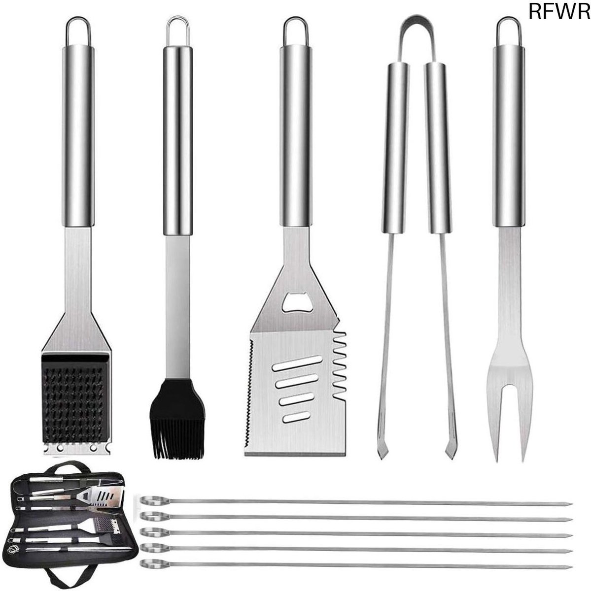 Bbq Gereedschap - Accesoires - Borstel - Thuis Pakket - Set