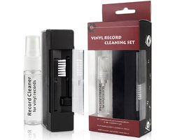 BLU LP Schoonmaakset - 4-in-1 Vinyl Cleaning Kit - Platenborstel - Platenreiniger - Antistatisch - LP Borstel - Platen Schoonmaakset - Vinyl Borstel - Vinyl Reiniger - LP Reiniger