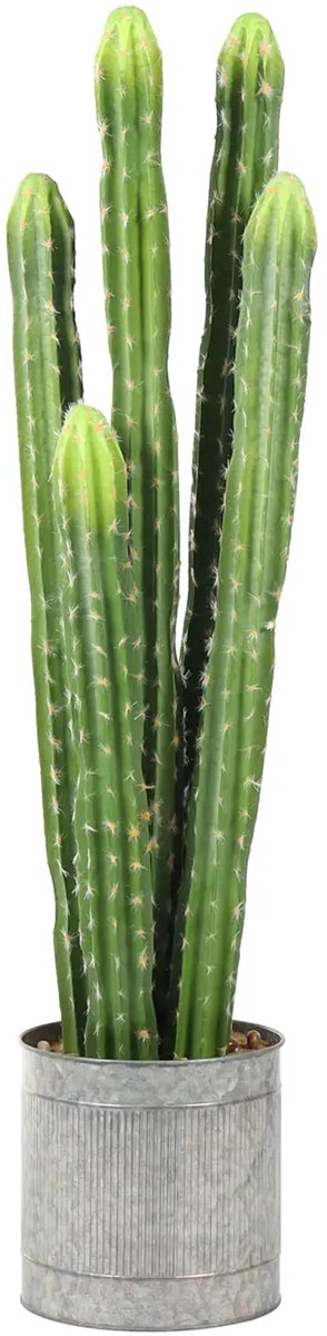 Kunstpalm Nepcactus Arizona | 93cm - Kunst Cactus - Woestijn nep cactus - Kunstplant cactus - Aloë Kunst Cactus in pot - Nep Cactus - nu dezelfde maar dan 93cm - Kunstcactus Arizona 93cm Lichtgroen