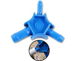 Somstyle Kalibratie Tool - 16, 20 & 26 MM - Gereedschap voor PEX & Meerlagenbuis - Afbraammes - Kalibreerder - Blauw