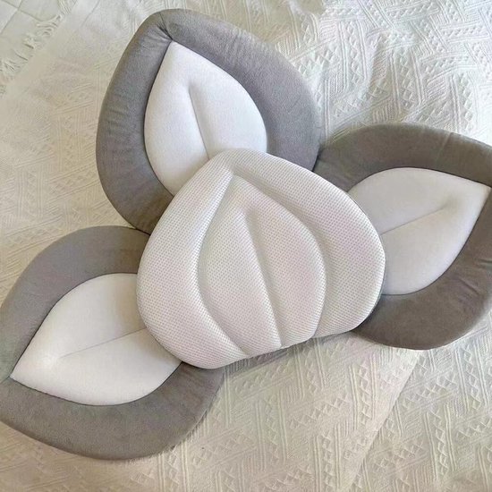 Zacht en comfortabel babybadkussen, vrolijke en ontspannen stof, badbloem badzitje mesh, 80 cm,roze van Merkloos — afbeelding 5