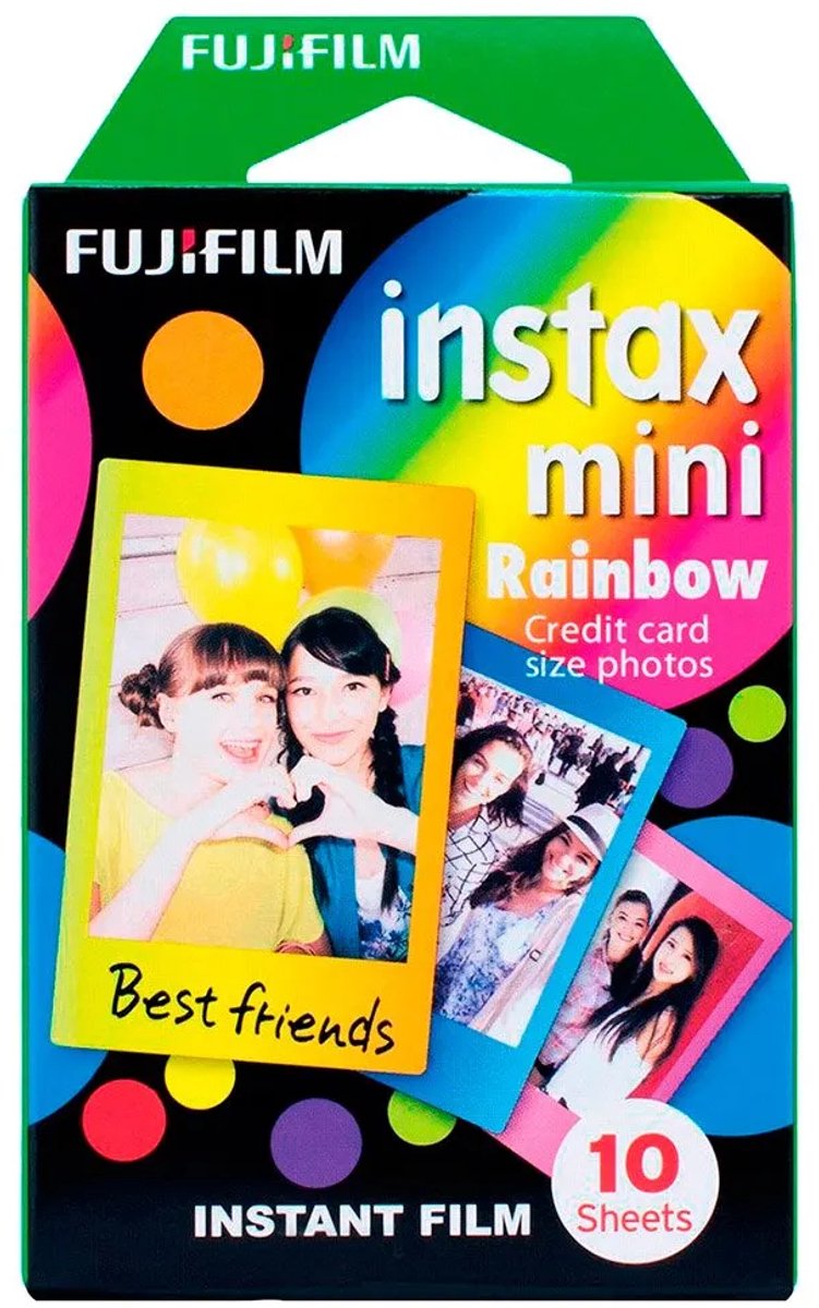 Fujifilm Instax Mini Film - Rainbow - Instant fotopapier - 1 x 10 stuks