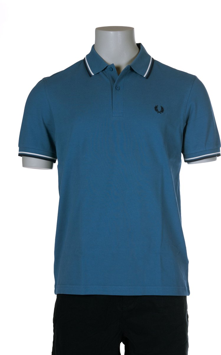 Fred Perry Twin tipped fred perry shirt ace snow tennis Blauw