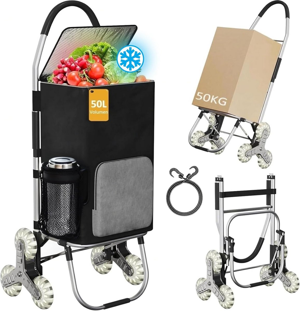 Winkeltrolley - Trolley - Boodschappentrolleys - Opvouwbaar