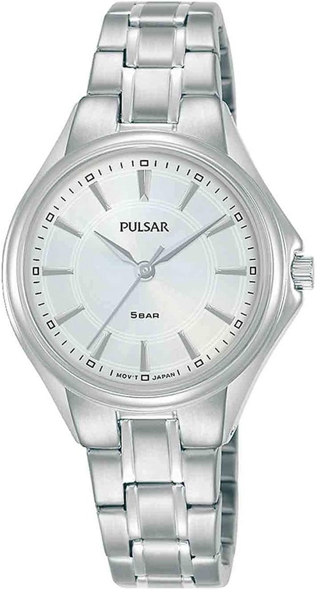 Dames Horloge Analoge Quartz Zilverkleurig Met Stalen Band