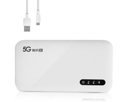 Draagbare 5G WiFi Hotspot Router met WiFi 6 en 2,77 Gbps Snelheid