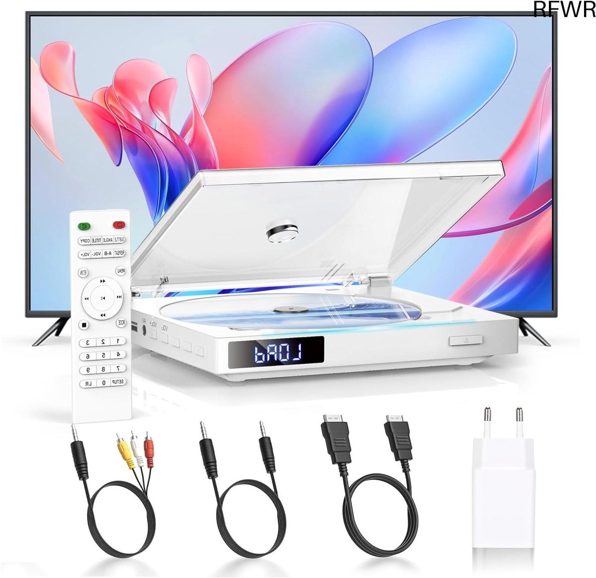 DVD Speler met HDMI - Externe DVVD Speler - Zwart - Home cinema