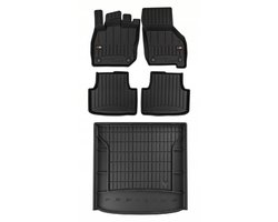 Frogum ProLine Volkswagen Golf 8 Variant Kombi vanaf 2019 - Hybrid - Mattenset & Kofferbakmat - Hoge vloer - TPE