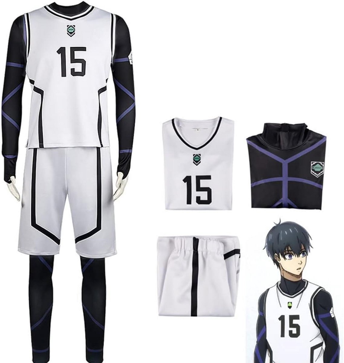 Blue Lock Cosplay Kostuum Isagi Yoichi Trainingspak voor Volwassenen en Kinderen