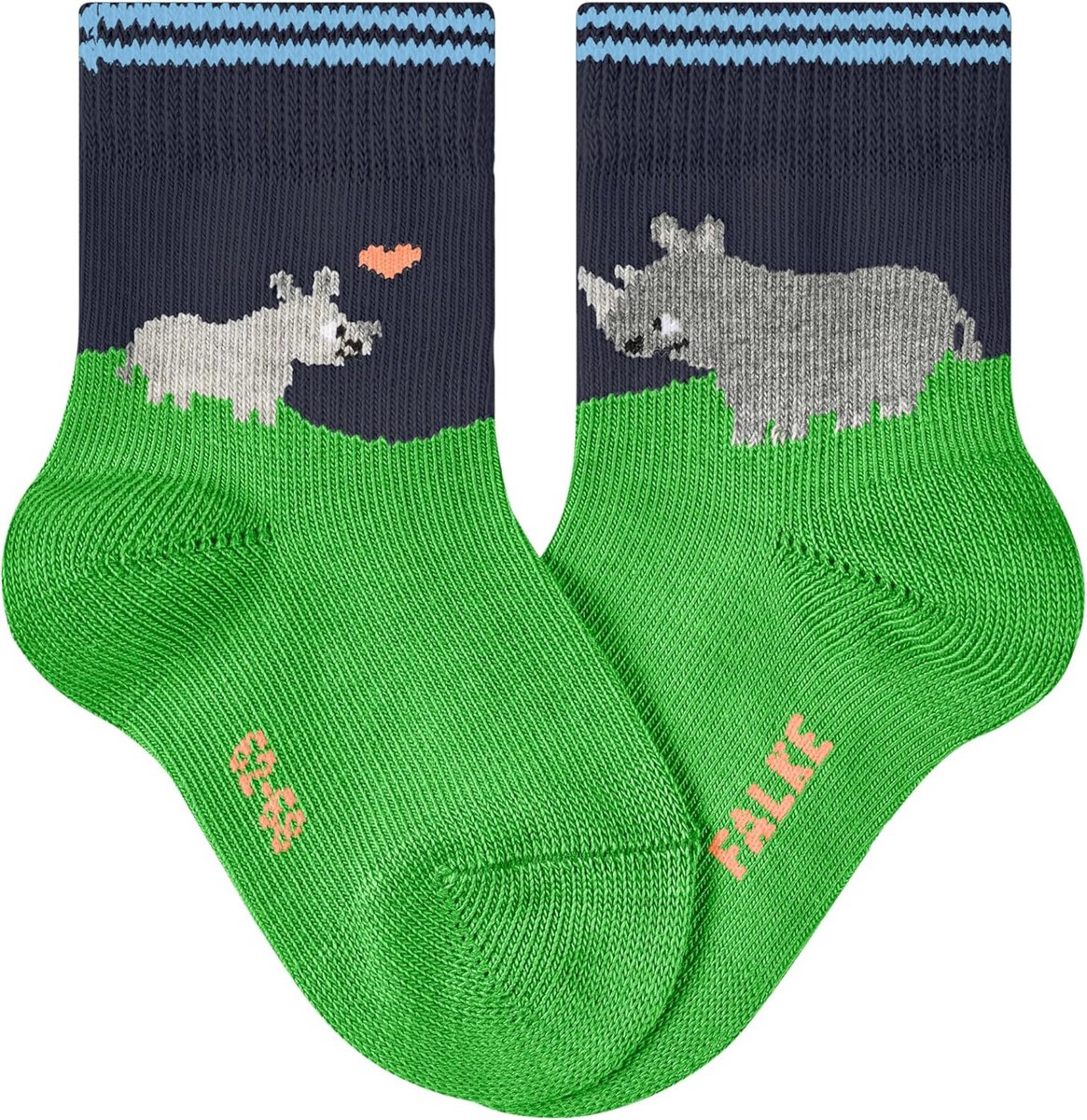 Babysokken Katoen met Neushoorn Print - Zacht en Comfortabel voor Baby's