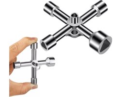 Driehoekige sleutel voor afsluitpalen - 5-in-1 schakelkastsleutel - Afvalbak sleutel