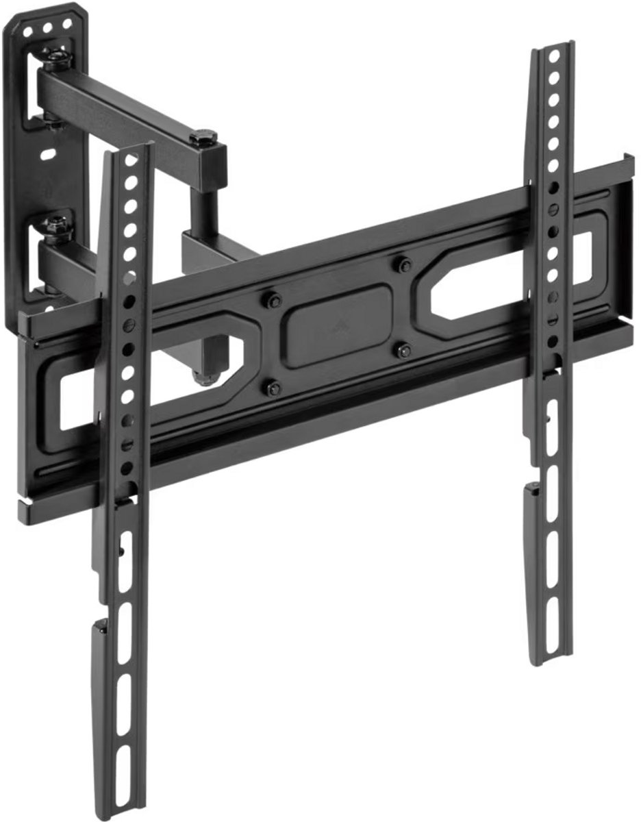 Serioux TV-muurbeugel SRXA-TV78-443 – Verstelbaar – Geschikt voor 32″–55″ – Tot 35 kg – Universeel – Zwart