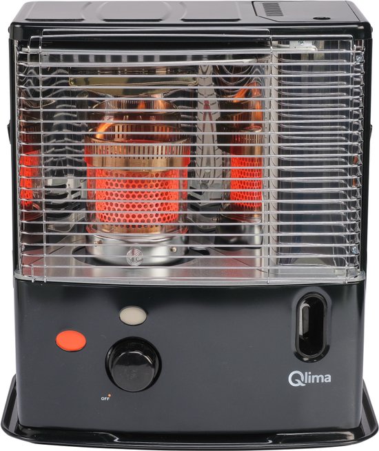 Qlima R 3224 X - Petroleumkachel - Kouskachel - 2.4 kW 85 m³
