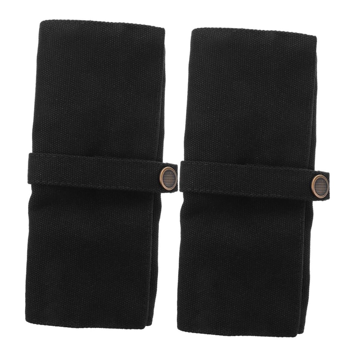 Sieradenportemonnee - Reisopbergzak - Voor Horloges En Horlogebandjes Opbergen Of Presenteren - 2 Stuks - Unisex Zwart