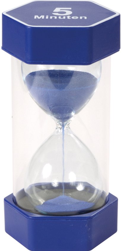Eduplay zandloper speelgoed Mega Sandtimer 5 min multicolor.
