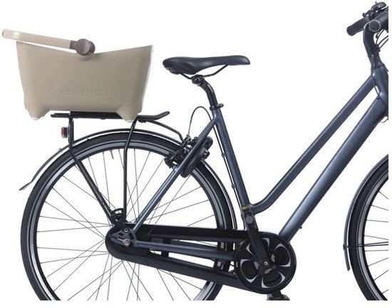 Panier vélo pour chien Basil Buddy MIK, marron biscotti