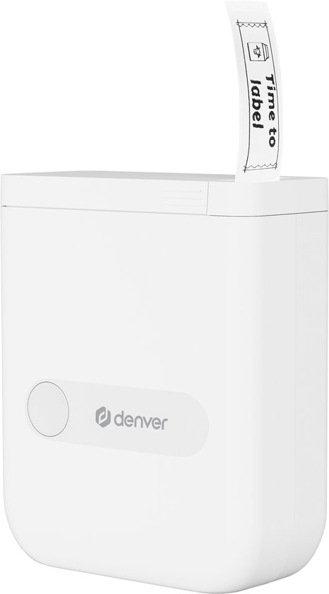 Denver Labelprinter - Bluetooth - Verbinding met smartphone - 15x40mm - Incl. 4 stickerrollen - MBP16