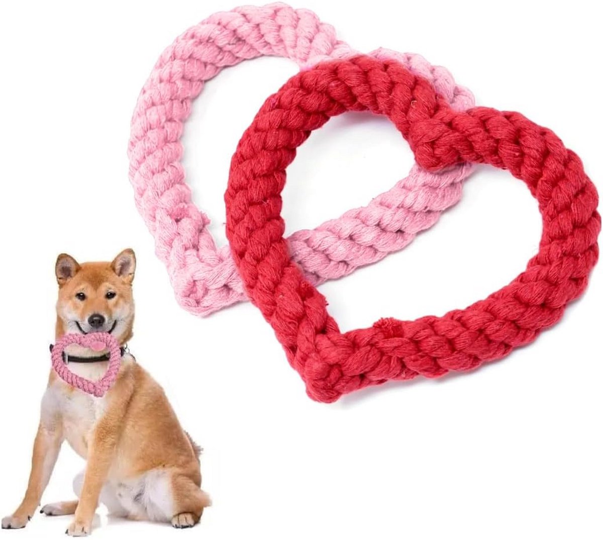 2x Duurzaam Kauwspeelgoed voor Honden - Tandreiniging & Plezier