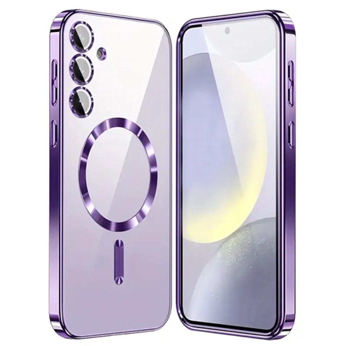 Geschikt voor Samsung Galaxy A57 (2026) – Paars Back Cover met Camera Lens Bescherming