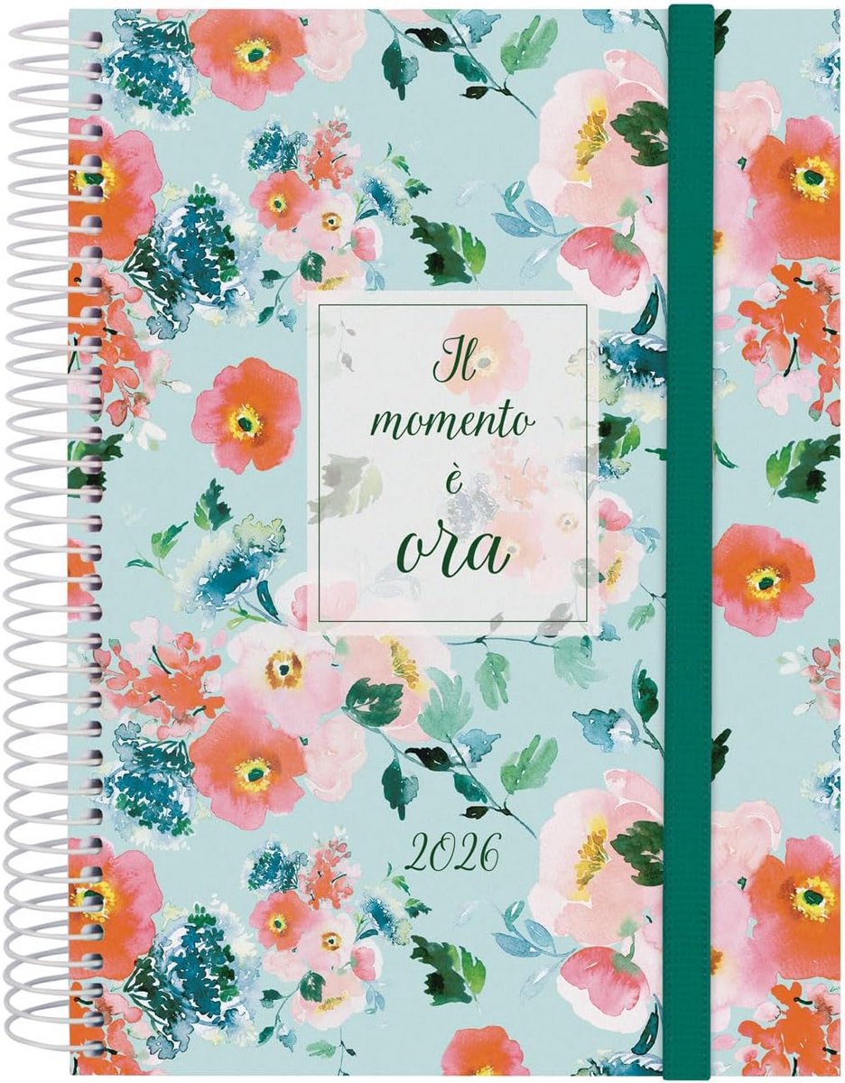 Weekplanner 2026 Spiraal - Dagplanner 1 Pagina Per Dag - Jaaroverzicht Januari t/m December