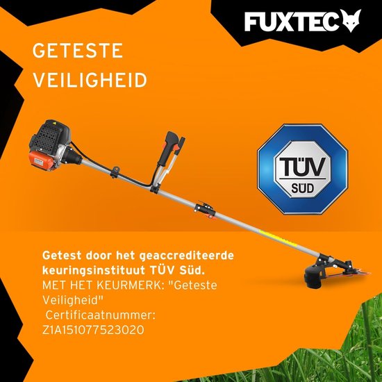 FUXTEC bosmaaier benzine - grastrimmer - 25.4cc - 2-takt - FX-MS125 van FUXTEC — afbeelding 4