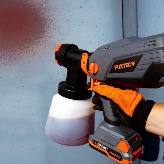 Accuspuitpistool - FUXTEC FX-E1CSP20 - 20V 1L - Set met 4Ah accu en 1A lader — afbeelding 2