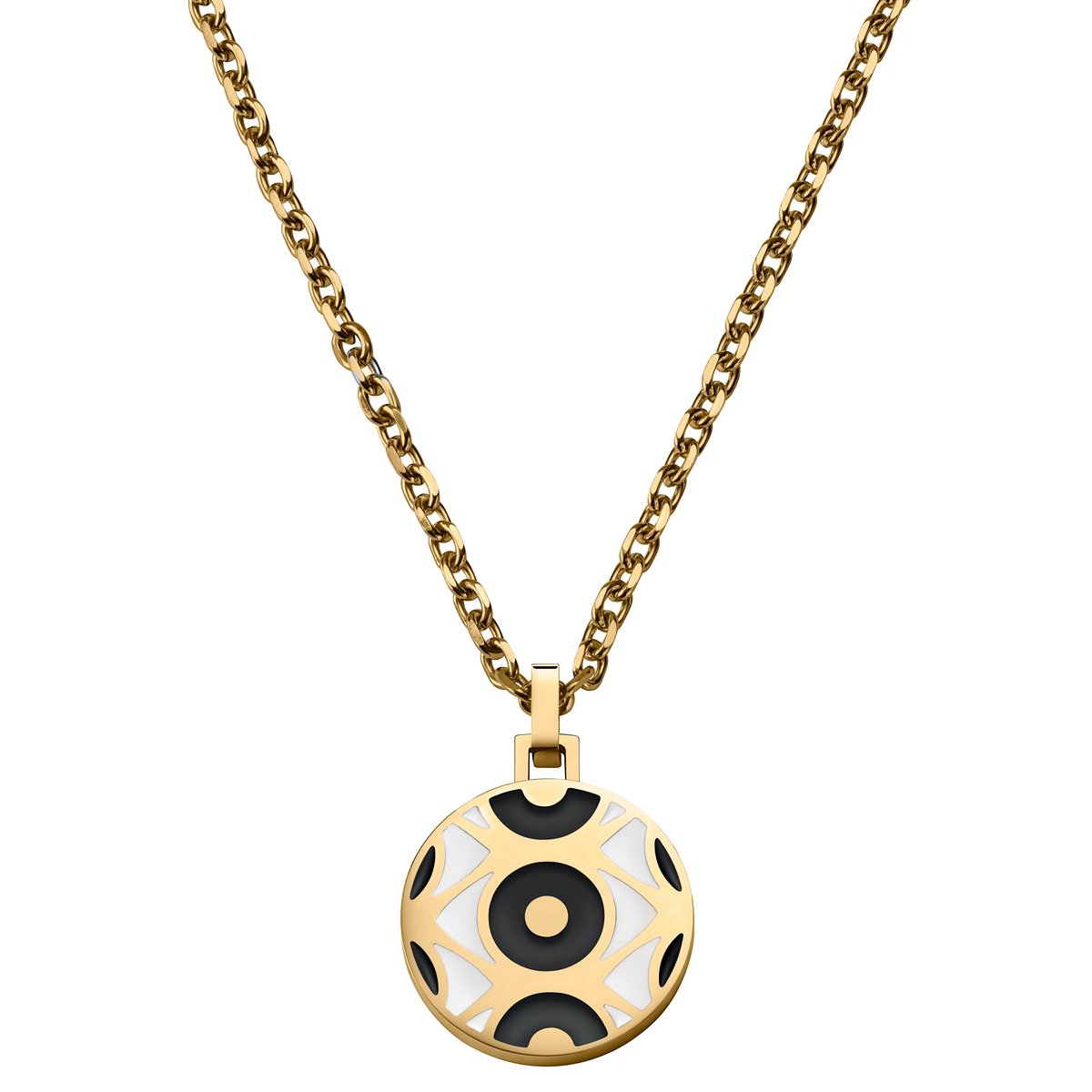 Evil Eye | Goudkleurige Cirkel Ketting