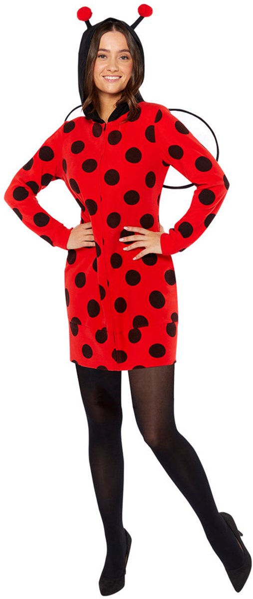 RIETHMULLER - Lieveheersbeestjes kostuum met stippen dames - S / M