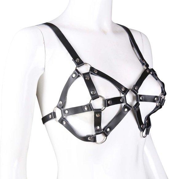 Fixxx - BH Fétiche - Harnais - PU - Cuir - Taille Unique - Zwart