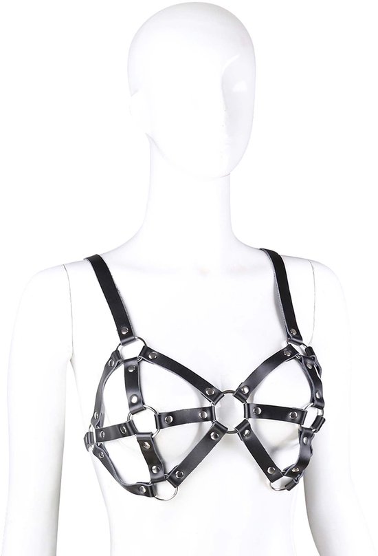 Fixxx - BH Fétiche - Harnais - PU - Cuir - Taille Unique - Zwart