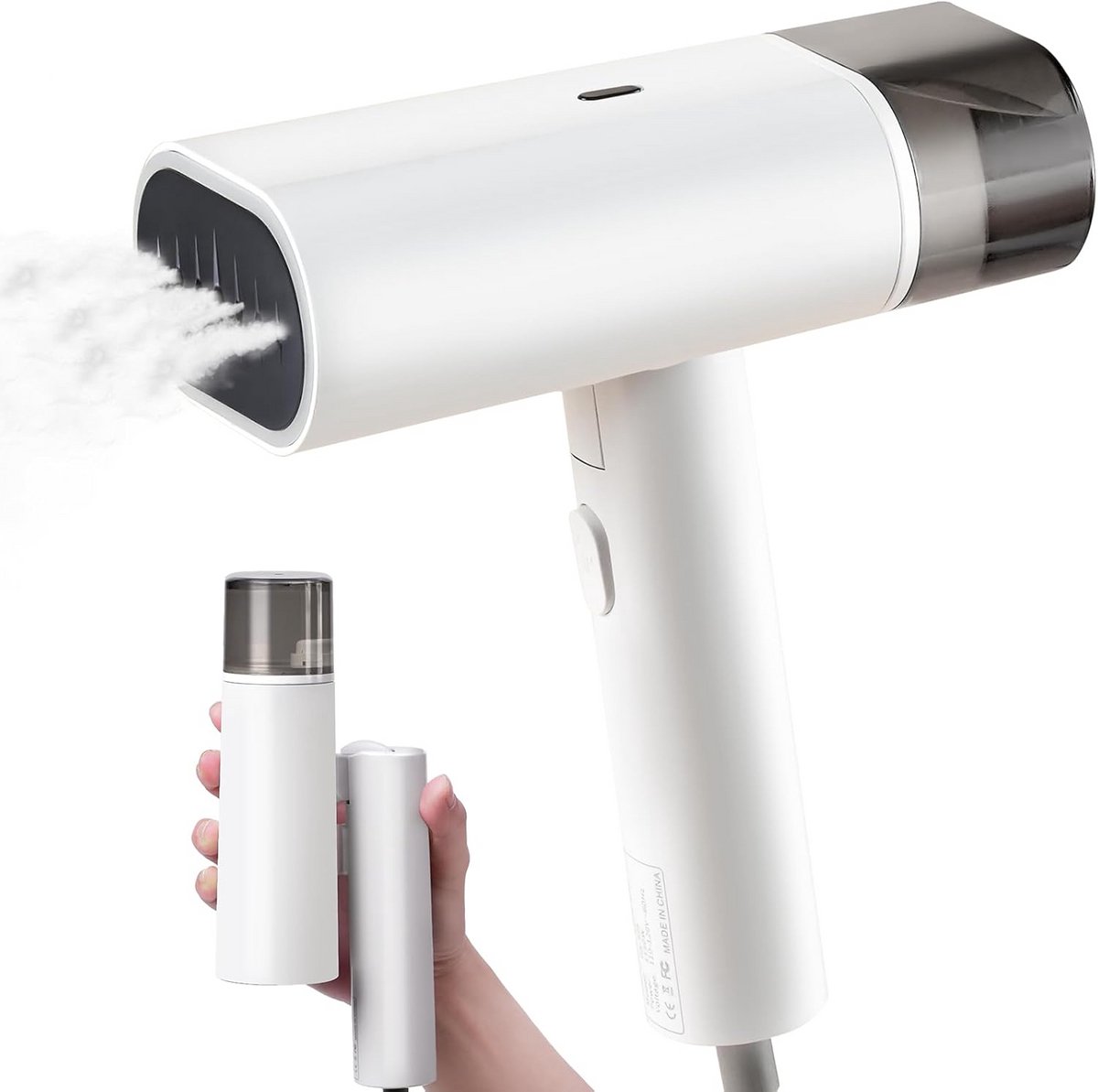 Krachtige Handstomer voor Kleding | Horizontaal en Verticaal Stomen | Snel Warm