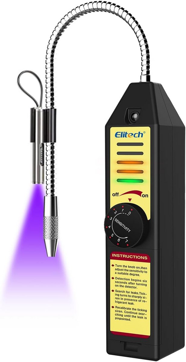 Gevoelige Koolmiddel Lekzoeker - Detector voor Airconditioning en Koelsystemen - Geschikt voor R22, R134A, R410A