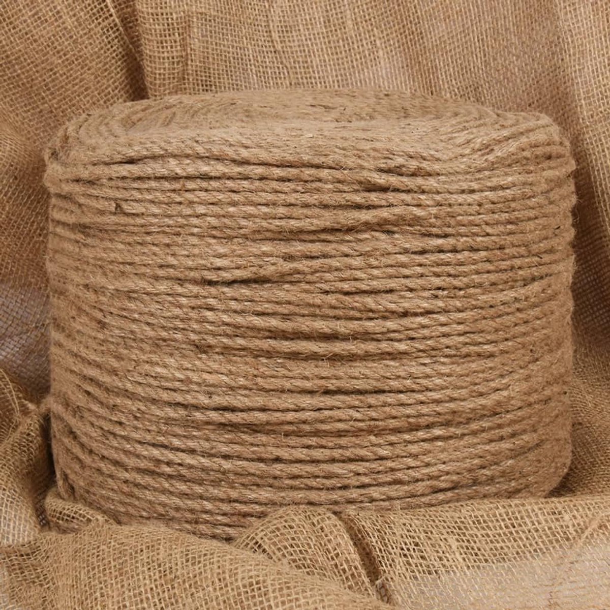 Natuurlijk Jute Touw 250 Meter Lang 4 mm Dik voor Tuin en Ambachten